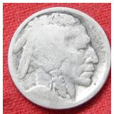 1914 D Buffalo Nickel - Chemically Enhanced Date