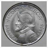 1962 Panama Half Balboa