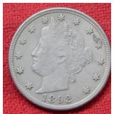 1892 Liberty V Nickel