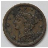 1854 Half Cent