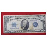 1934 C $10 Silver Certificate