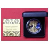 2017 American Eagle Colorized Scorpio 1oz Silver