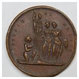 Unknown Foreign Bronze Token 1893-1898