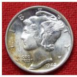 1942 Mercury Silver Dime