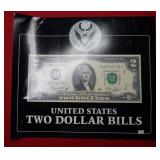 Uncut Sheet of (8)1995 $2 Federal Reserve Notes