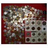 Large Grab Bag of Foreign Coins
