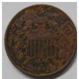1864 Two Cent Piece