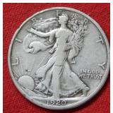 1920 D Walking Liberty Silver Half Dollar