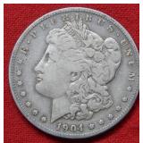 1904 S Morgan Silver Dollar Coin