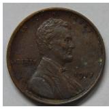 1917 Lincoln Wheat Cent - Brown