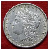 1901 Morgan Silver Dollar Coin