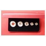 2015 Canada Fractional Silver Coin Set
