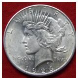 1926 D Peace Silver Dollar Coin
