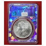 1881 S Morgan Silver Dollar  PCGS MS63