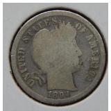 1894 Barber Silver Dime
