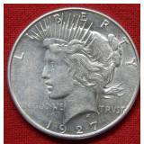 1927 S Peace Silver Dollar