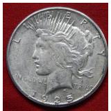 1925 S Peace Silver Dollar Coin