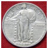 1923 Standing Liberty Silver Quarter