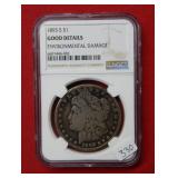 1893 S Morgan Silver Dollar NGC Good Details