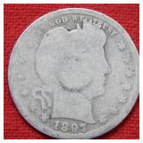 1897 S Barber Quarter