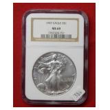 1997 American Eagle NGC MS 69 1 Ounce Silver