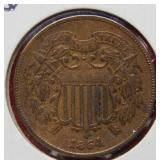 1864 Two Cent Piece