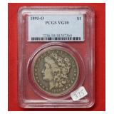 1895 O Morgan Silver Dollar  PCGS VG10
