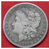 1892 S Morgan Silver Coin