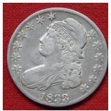 1833 Bust Silver Half Dollar