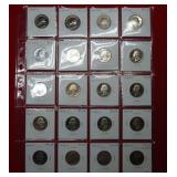 Lot of 20 Proof Washing Quarters Dating back to 68