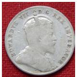 1908 Canada Silver Dime