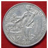 1953 Panama One Peso Coin