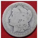 1895 O Morgan Silver Dollar Coin