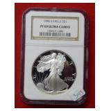 1986 S American Eagle NGC PF69 1 Ounce Silver