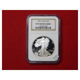 1992 S American Eagle NGC PF69 1 Ounce Silver