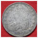 1823 Silver Bust Half Dollar Coin