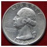 1932 D Washington Silver Quarter - Key Date