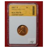 1957 Lincoln Cent ***