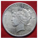 1927 Peace Silver Dollar Coin