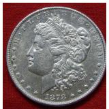 1878 Morgan Silver Dollar 8 Tail Feathers