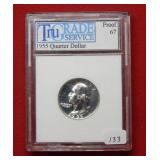 1955 Silver Washington Quarter ***