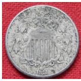 1872 Shield Nickel Coin