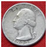 1932 Washington Silver Quarter