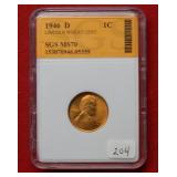 1946 D Lincoln Wheat Cent ***
