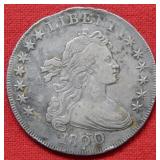 1800 Bust Silver Dollar Coin