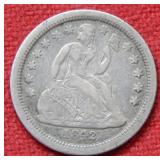 1842 O Seated Liberty Dime