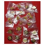 Collection of Old Pins - Golden Tone