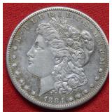 1884 S Morgan Silver Dollar