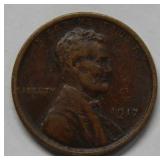1917 D Lincoln Wheat Cent - Brown