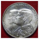 1964 Greek Wedding Silver Commemorative Coin